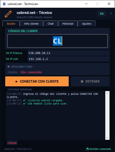 Usbred Tech - Sesion