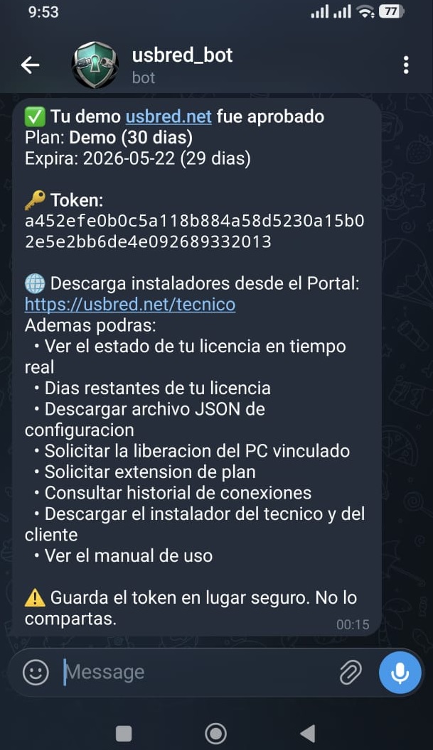 Bot Telegram - Menu